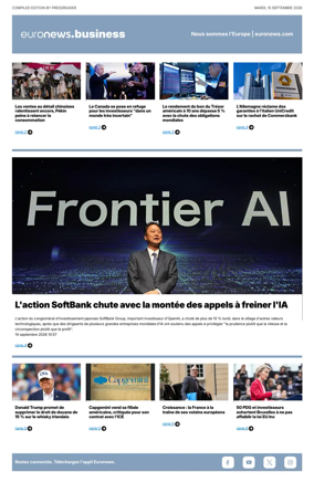 Cover of Euronews Business (French)