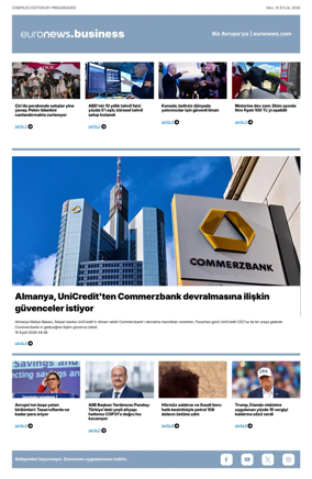 Cover of Euronews Business (Turkish) Compiled Editions