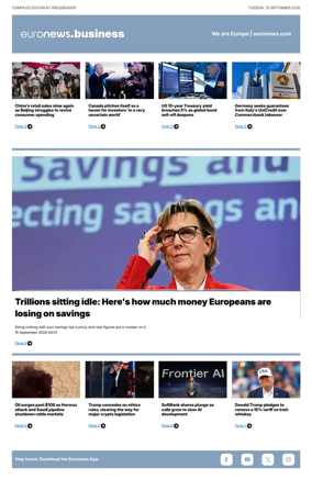 Cover of Euronews Business