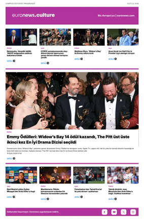 Cover of Euronews Culture and Sport (Turkish) Compiled Edition