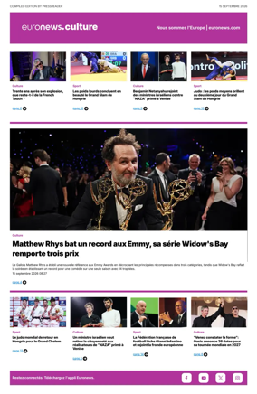 Cover of Euronews Culture (French)