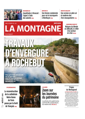 Cover of La Montagne (Montlucon)
