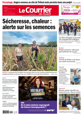 Cover of Le Courrier de l’Ouest (Angers)