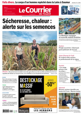 Cover of Le Courrier de l’Ouest (Cholet)