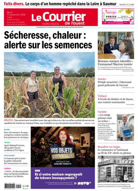 Cover of Le Courrier de l’Ouest (Nord Anjou)
