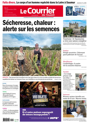 Cover of Le Courrier de l’Ouest (Saumur)