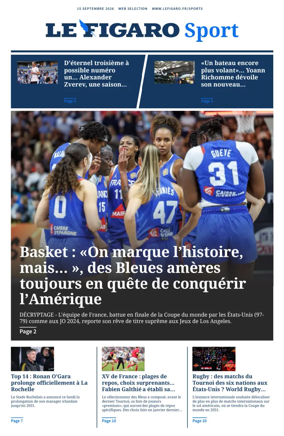 Cover of Le Figaro Sport