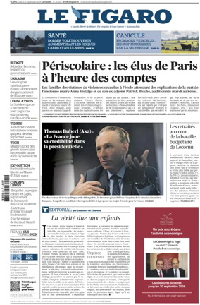 Cover of Le Figaro