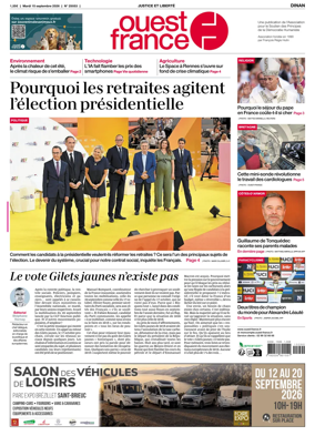Cover of Ouest France (Dinan)