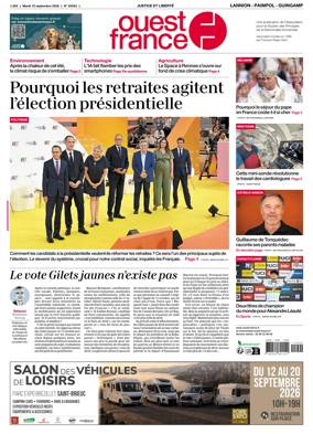 Cover of Ouest-France (Lannion / Paimpol / Guingamp)