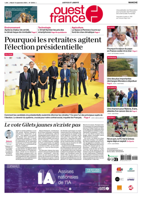Cover of Ouest France (Manche)