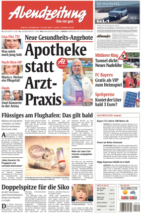 Cover of Abendzeitung Munchen
