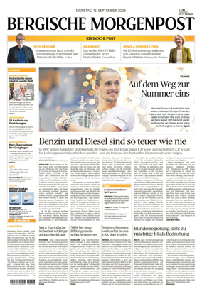Cover of Bergische Morgenpost Wermelskirchen/Huckeswagen/Radevormwald