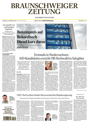 Cover of Braunschweiger Zeitung (Braunschweig)