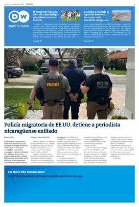 Cover of Deutsche Welle (Spanish edition)