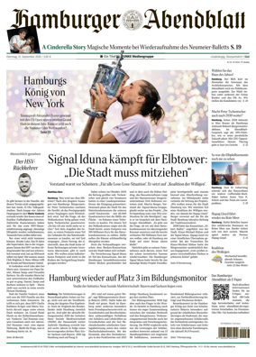 Cover of Hamburger Abendblatt (Harburg)