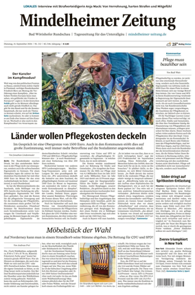Cover of Mindelheimer Zeitung