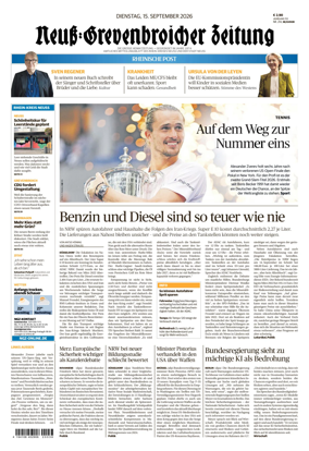 Cover of Neuss-Grevenbroicher Zeitung Neuss