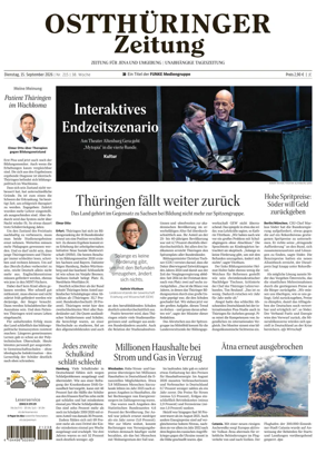 Cover of Ostthuringer Zeitung (Jena)