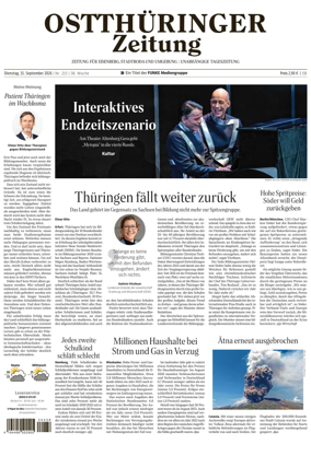 Cover of Ostthuringer Zeitung (Saale-Holzland-Kreis)