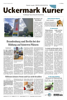 Cover of Prenzlauer Zeitung