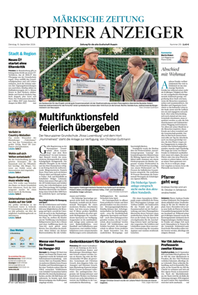 Cover of Ruppiner Anzeiger