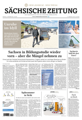 Cover of Sachsische Zeitung (Lobau-Zittau)