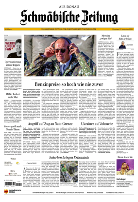 Cover of Schwabische Zeitung (Alb-Donau)