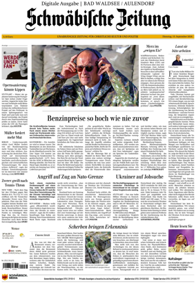 Cover of Schwabische Zeitung (Bad Waldsee / Aulendorf)