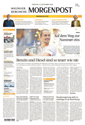 Cover of Solinger Bergische Morgenpost/Remscheid
