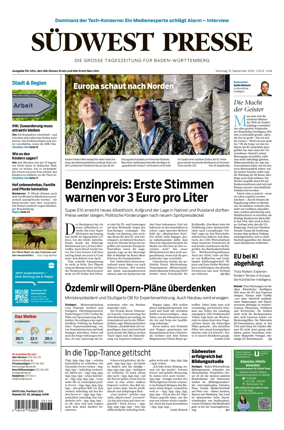 Cover of Sudwest Presse