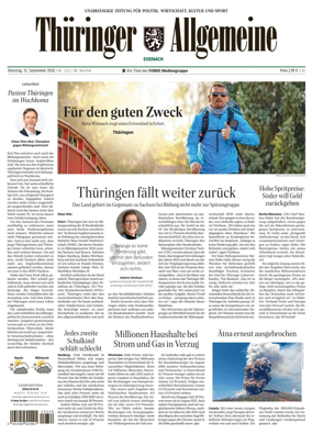 Cover of Thuringer Allgemeine (Eisenach)