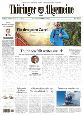 Cover of Thuringer Allgemeine (Erfurt)