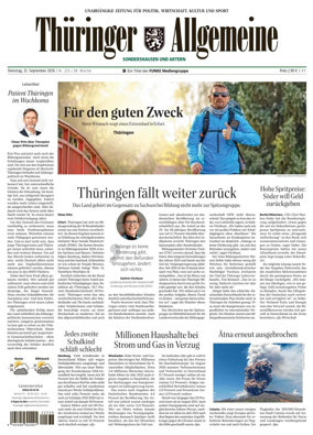 Cover of Thuringer Allgemeine (Sonderhausen und Artern)