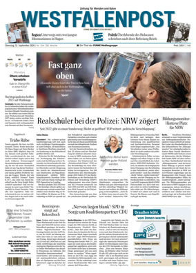Cover of Westfalenpost (Balve)