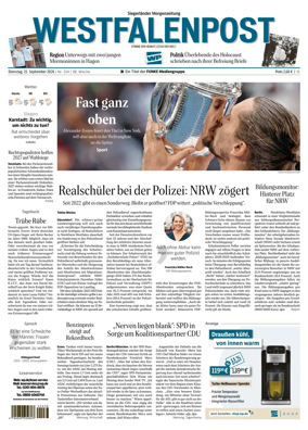 Cover of Westfalenpost (Siegen)