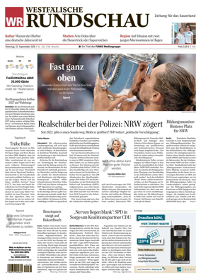 Cover of Westfalische Rundschau (Arnsberg)