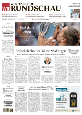 Cover of Westfalische Rundschau (Siegen)