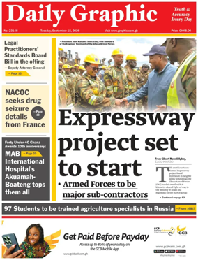 Cover of Daily Graphic