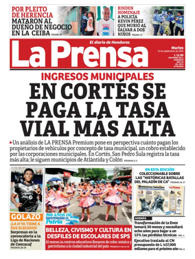 Cover of Diario La Prensa