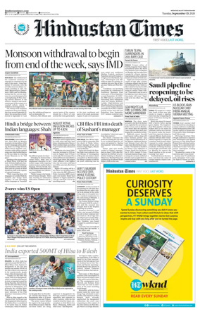 Cover of Hindustan Times Uttarakhand