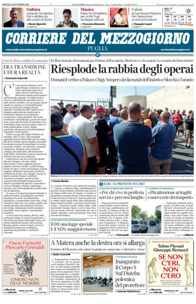 Cover of Corriere del Mezzogiorno (Puglia)