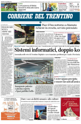 Cover of Corriere del Trentino