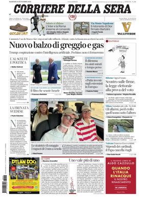 Cover of Corriere della Sera