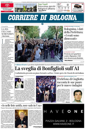 Cover of Corriere di Bologna