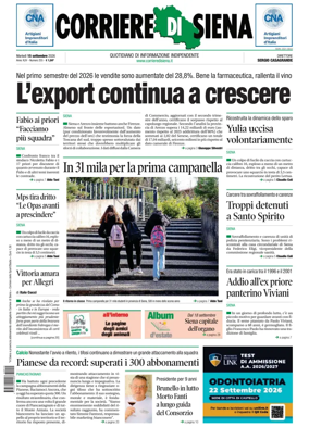Cover of Corriere di Siena