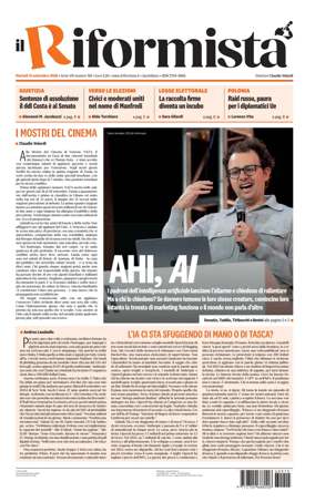 Cover of Il Riformista (Italy)