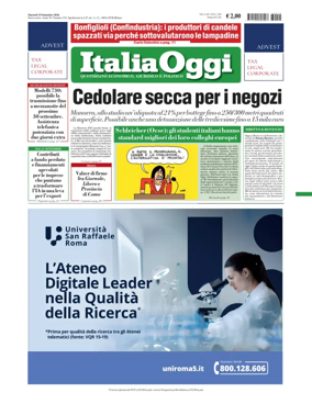 Cover of ItaliaOggi
