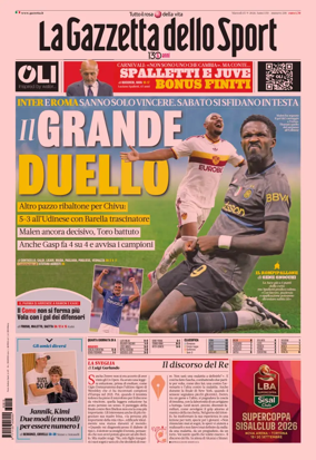 Cover of La Gazzetta dello Sport - Milano