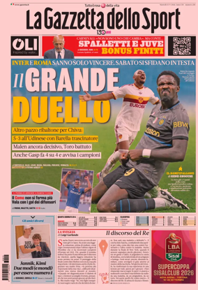 Cover of La Gazzetta dello Sport